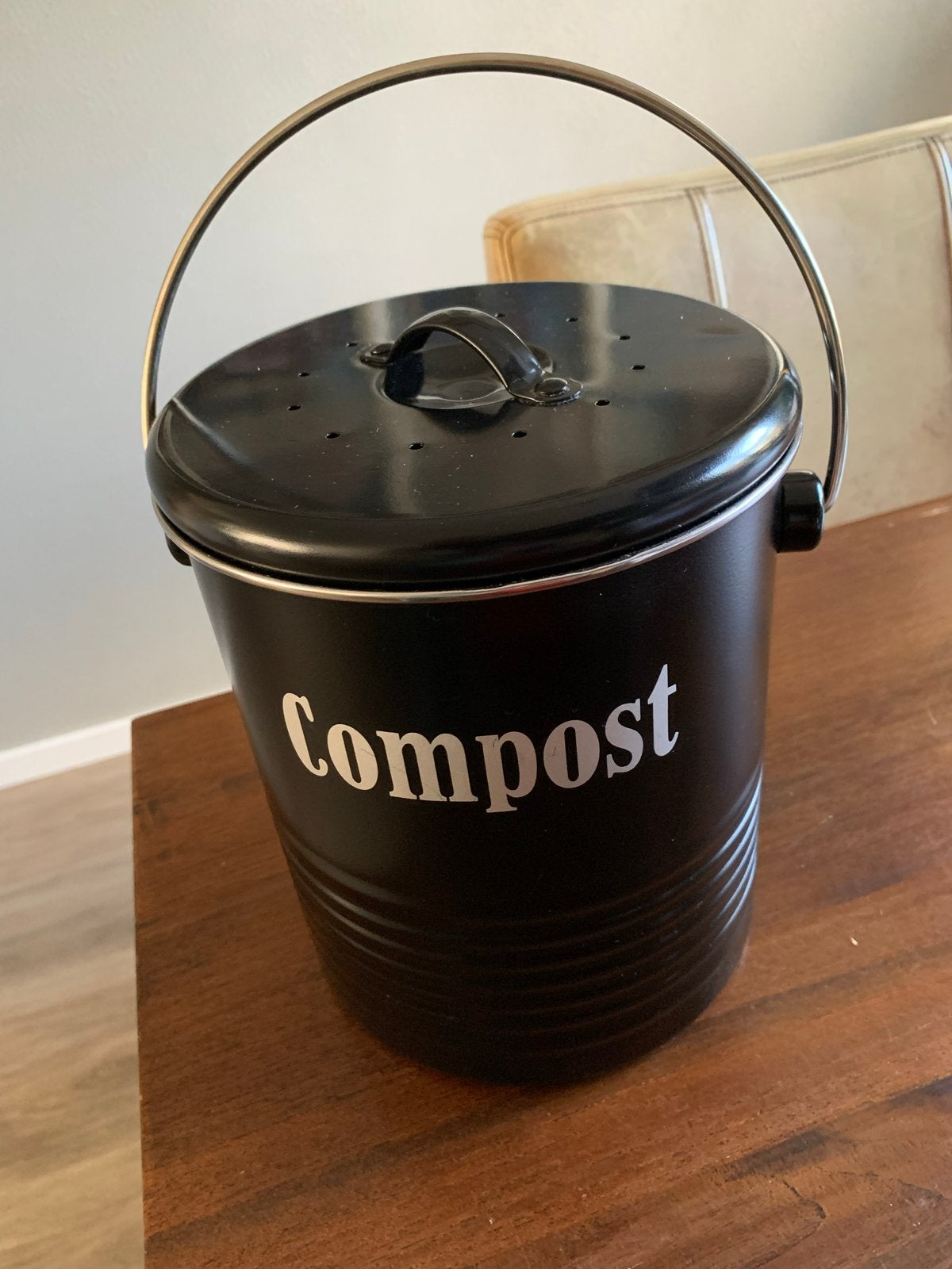Typhoon Vintage Kitchen Compostemmer Zwart, Ophalen of Verzenden, Zo goed als nieuw