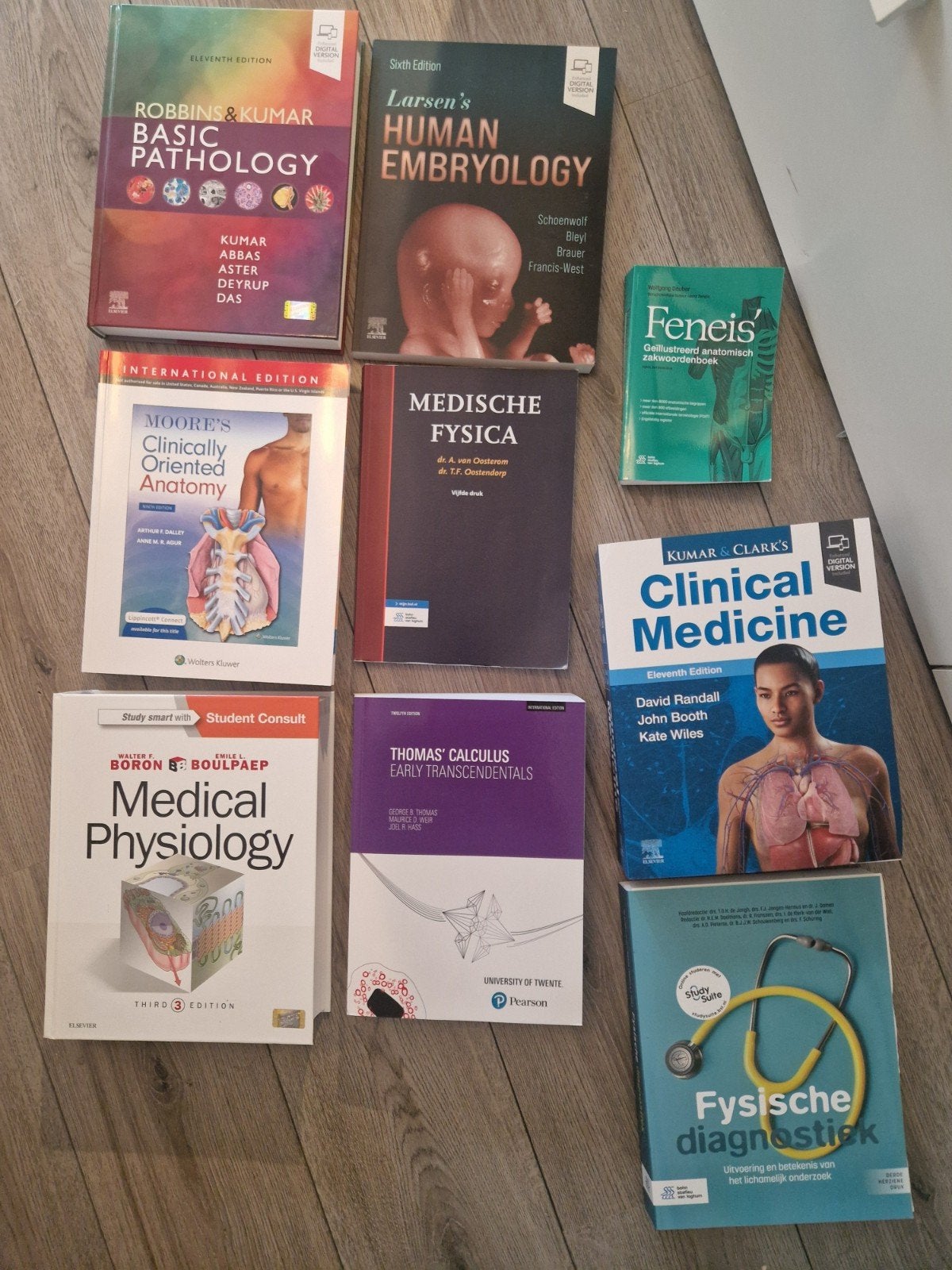 Nog enkele Geneeskunde/Technische Geneeskunde studieboeken, Ophalen of Verzenden, Zo goed als nieuw, Overige niveaus