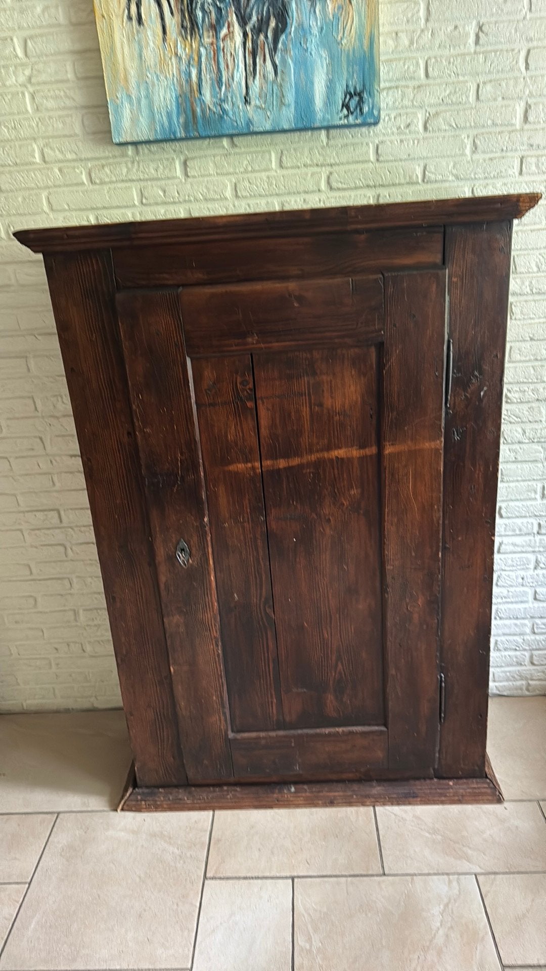 Antiek kastje, Ophalen