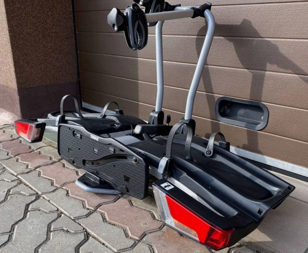 Thule EF 931 opvouwbare fietsendrager, Auto diversen, Ophalen of Verzenden, Zo goed als nieuw, Brede banden, 2 fietsen