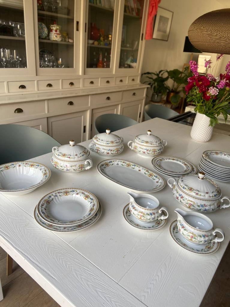 Vintage Eschenbach Bavaria servies met gouddecor, Ophalen
