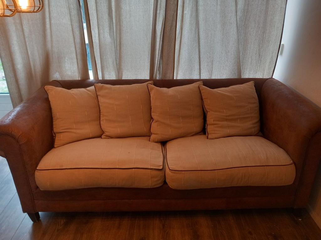 Bank 3 zits, Huis en Inrichting, Ophalen of Verzenden, Gebruikt, 75 tot 100 cm, 200 tot 250 cm