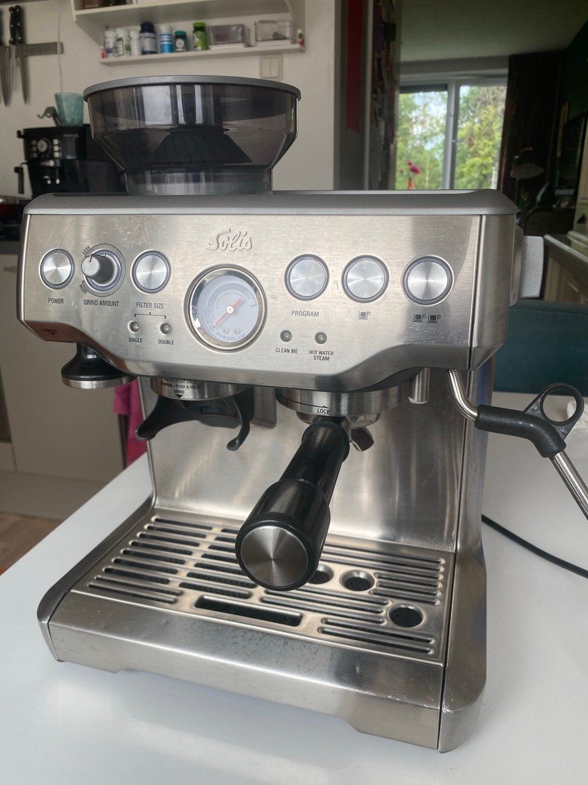 Solis Barista Perfetta Plus Espressomachine, Ophalen, Afneembaar waterreservoir, Gebruikt, Espresso apparaat
