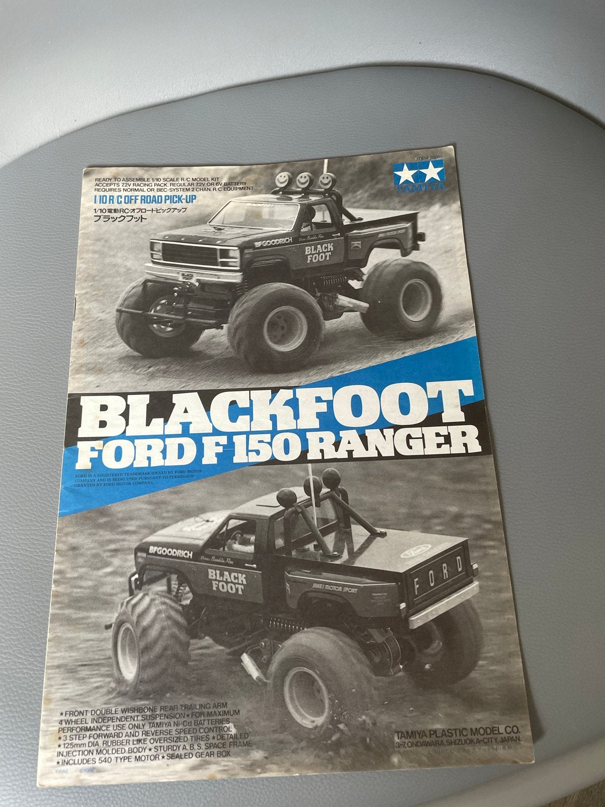 Handleiding Tamiya Blackfoot 58058 - Zeldzaam, Boeken, Ophalen of Verzenden, Gelezen, Algemeen