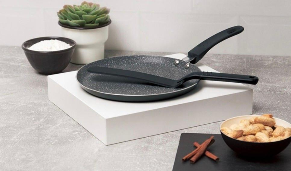 Nieuwe pannenkoekpan blaumann met spatel voor inductie
24cm, Huis en Inrichting, Keuken | Potten en Pannen, Ophalen, Nieuw, Rvs