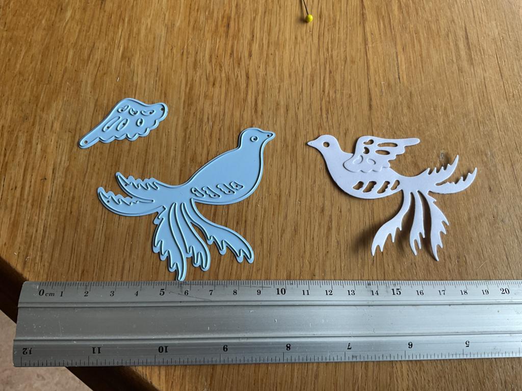 Snijmal set 2 delig vogel van Marianne design 1270, Ophalen of Verzenden, Zo goed als nieuw, Pons of Mal