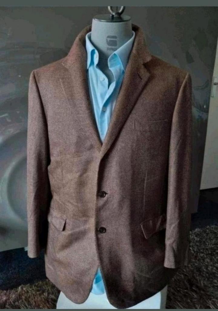 Brioni colbert, maat 56R, wol/zijde, uitmuntende conditie., Bruin, Maat 56/58 (XL), Ophalen of Verzenden, Zo goed als nieuw