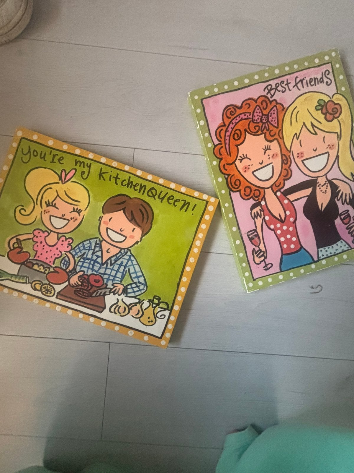 Blond amsterdam schilderijen?, Overige typen, Zo goed als nieuw, Meerkleurig, Overige materialen