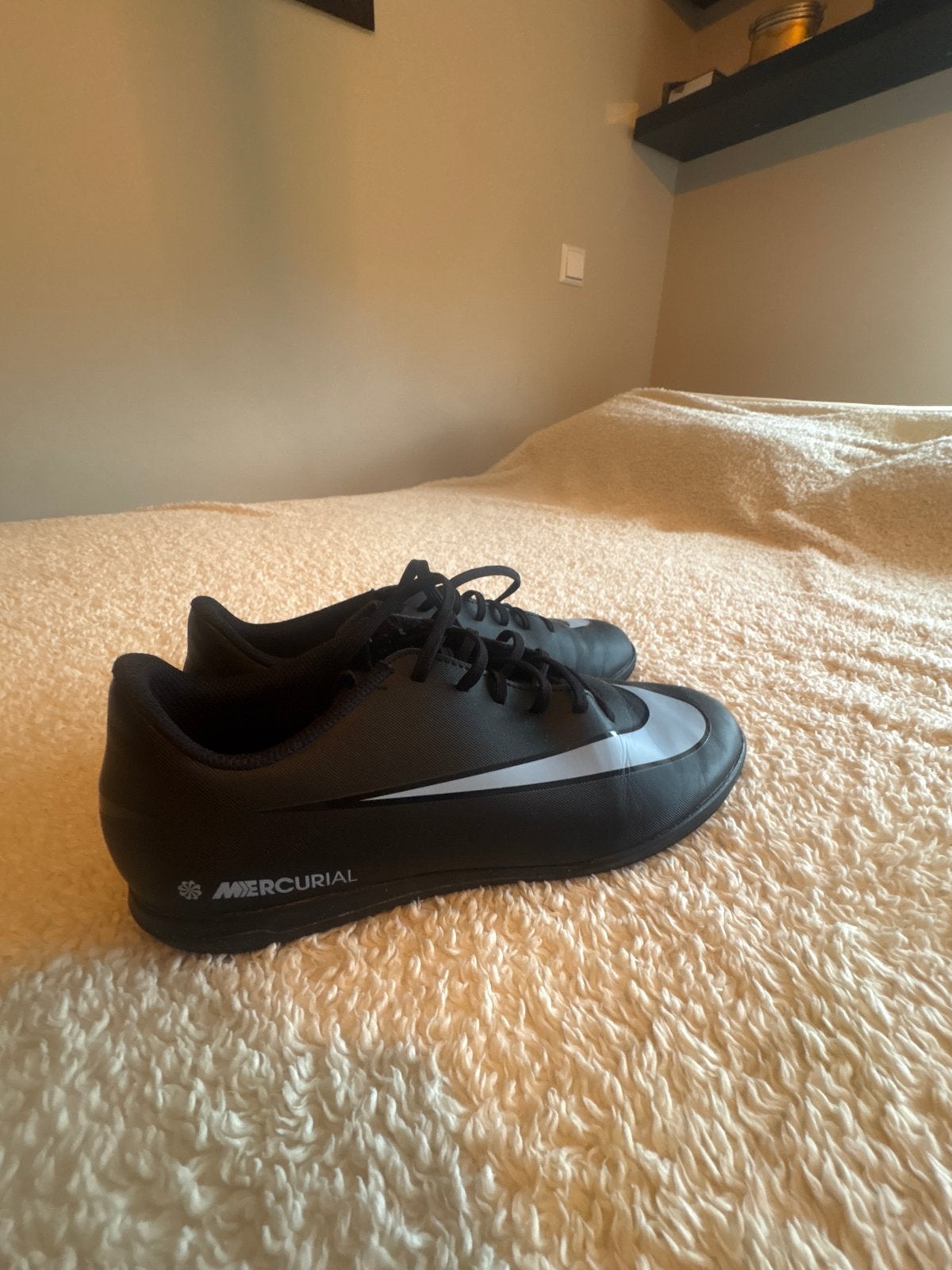 Nike Mercurial zaalvoetbalschoenen - Zwart, Ophalen of Verzenden, Gebruikt, Schoenen
