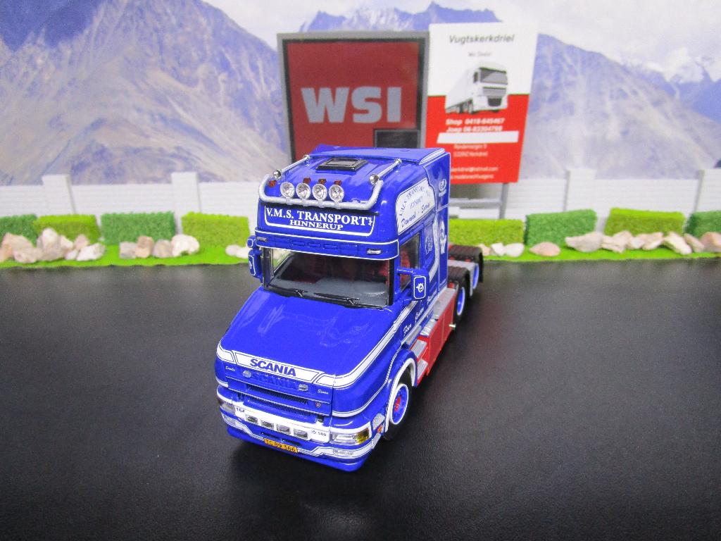 Wsi 01-4639 Finn Jensen, Scania 4 Serie Torpedo Topline 6x2, Ophalen, Nieuw, Bus of Vrachtwagen, Wsi