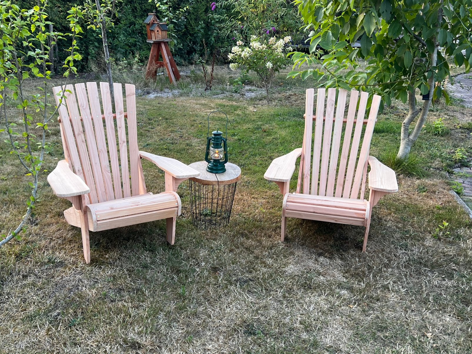 Adirondack stoel van hout - Tuinstoel, Tuin en Terras, Tuinstoelen, Ophalen of Verzenden, Zo goed als nieuw, Hout