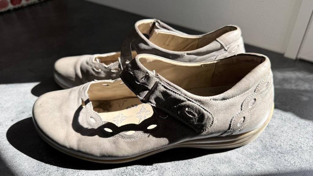 Beige comfort schoen - Durea  wijdte K - 41, Kleding | Dames, Schoenen, Durea, Beige, Zo goed als nieuw, Sandalen of Muiltjes