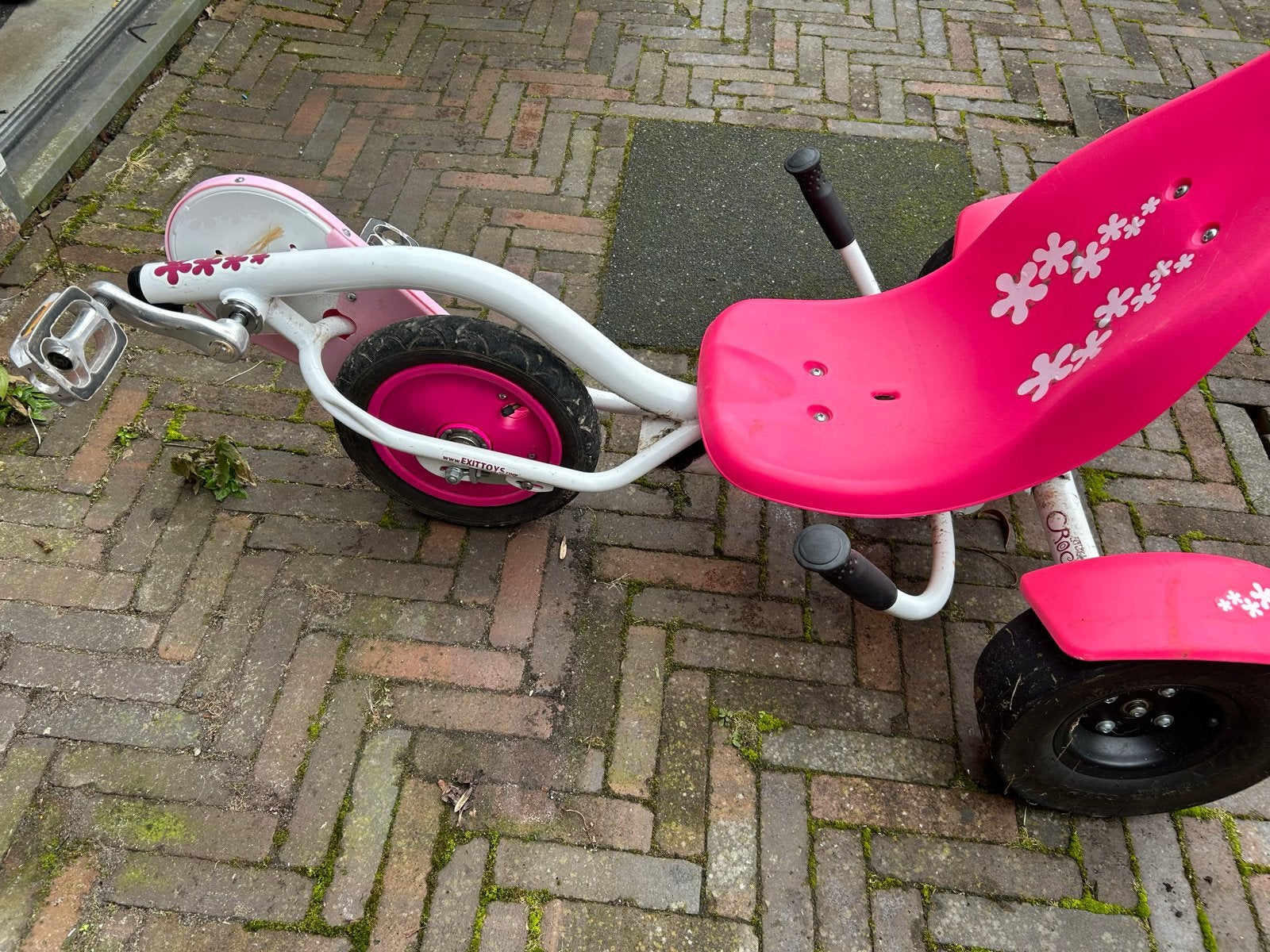 Roze skelter/triker, Ophalen, Zo goed als nieuw, Trapvoertuig