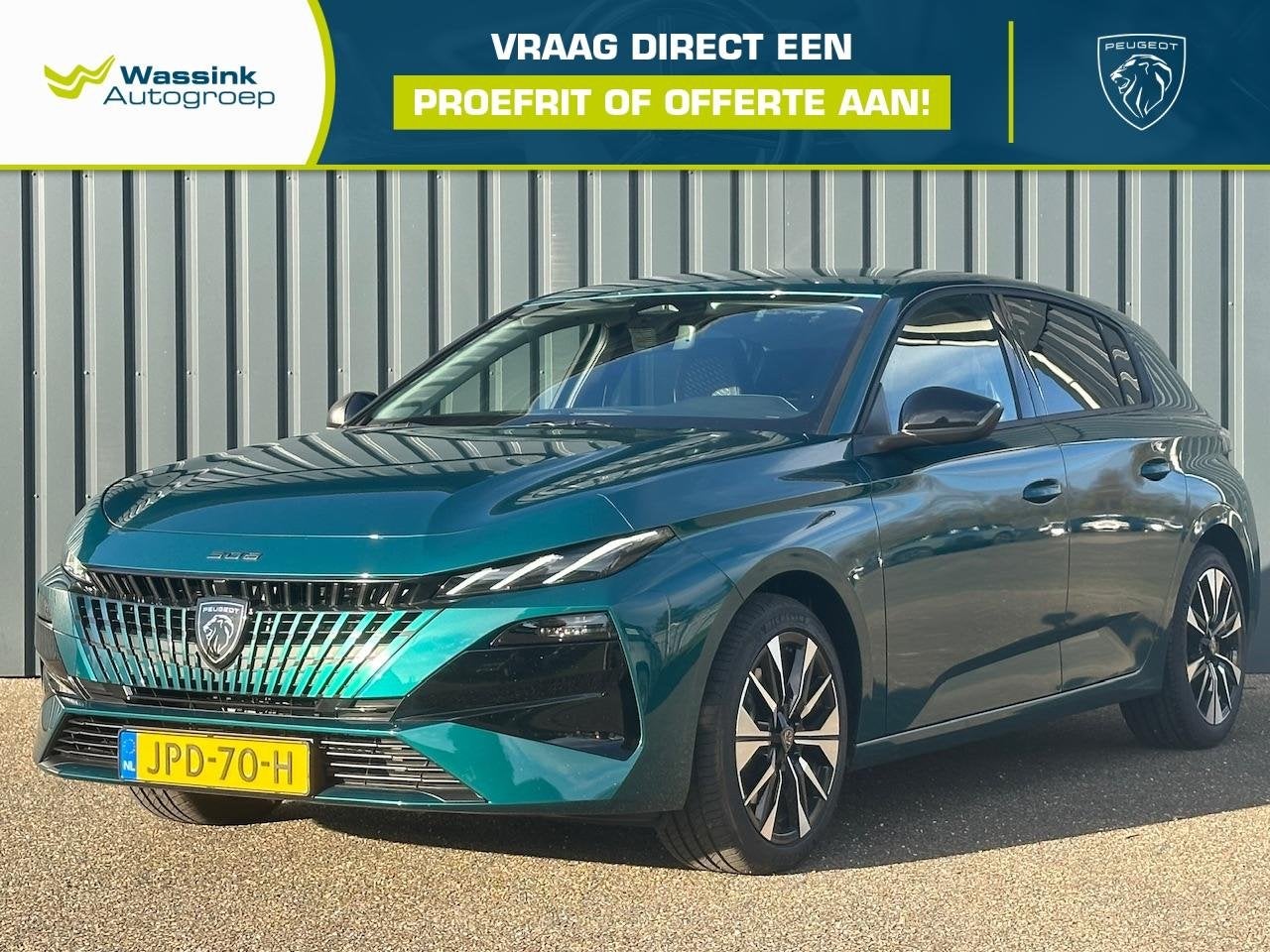 Peugeot 308 1.2 HYbrid 145pk e-DCS6 Allure | Climate control, Automaat, 136 pk, Gebruikt, 1199 cc