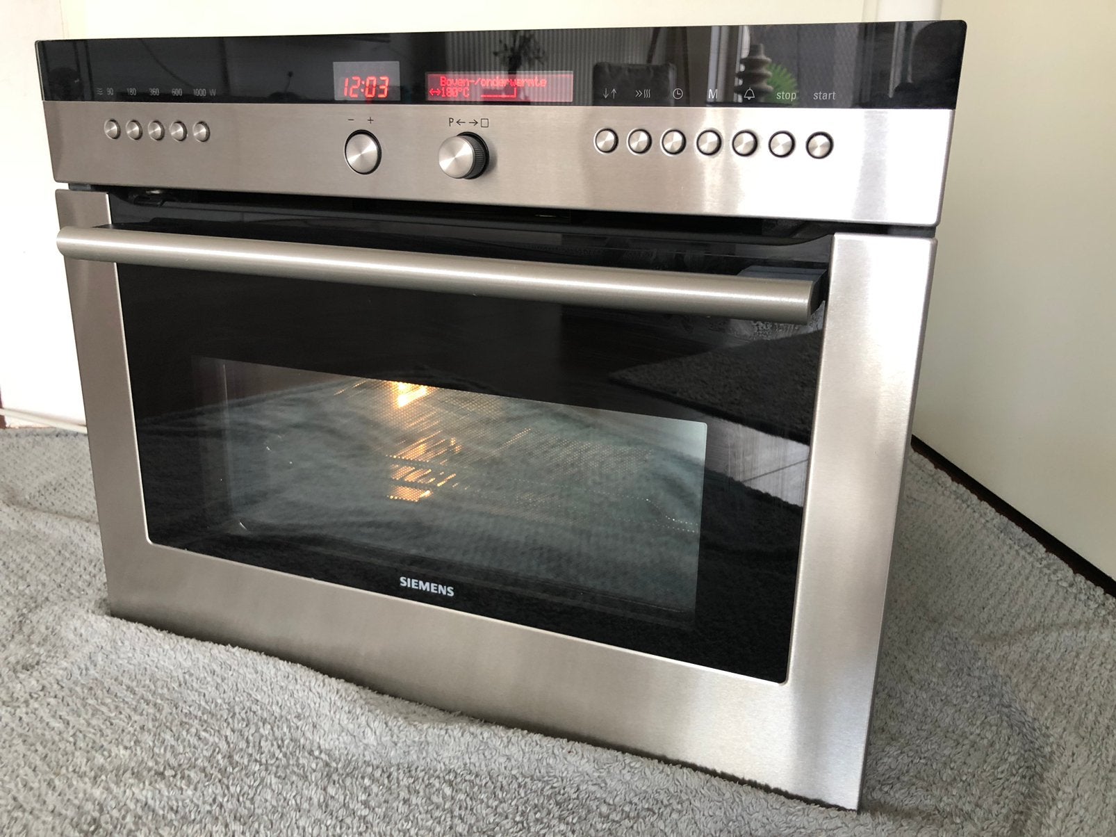 LUXE SIEMENS COMBI OVEN MAGNETRON EN GRILL, Ophalen of Verzenden, Zo goed als nieuw