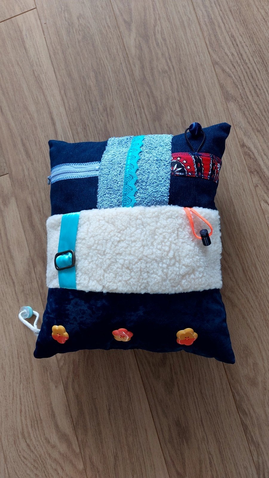 plukkussen nieuw, Ophalen of Verzenden, Nieuw, Blauw, Vierkant