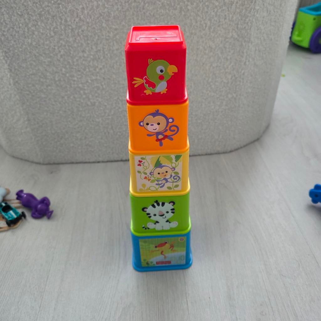 Stapelblokken met dieren, Ophalen of Verzenden