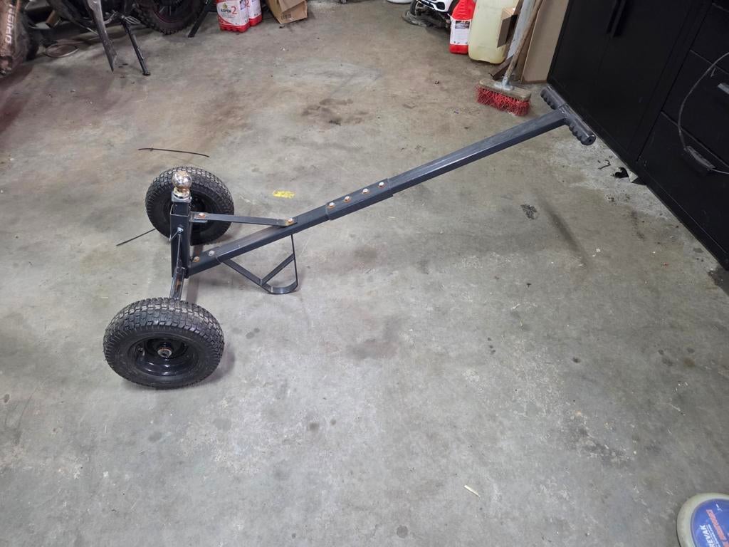 Aanhangwagen rangeerhulp, Ophalen