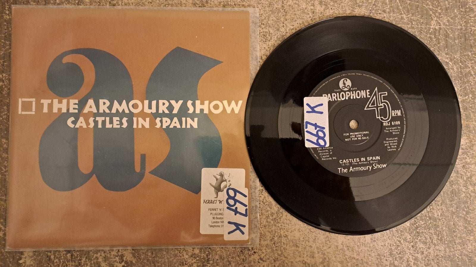 The armoury show  - castles in spain, Gebruikt, 7 inch, Pop, Fotohoes
