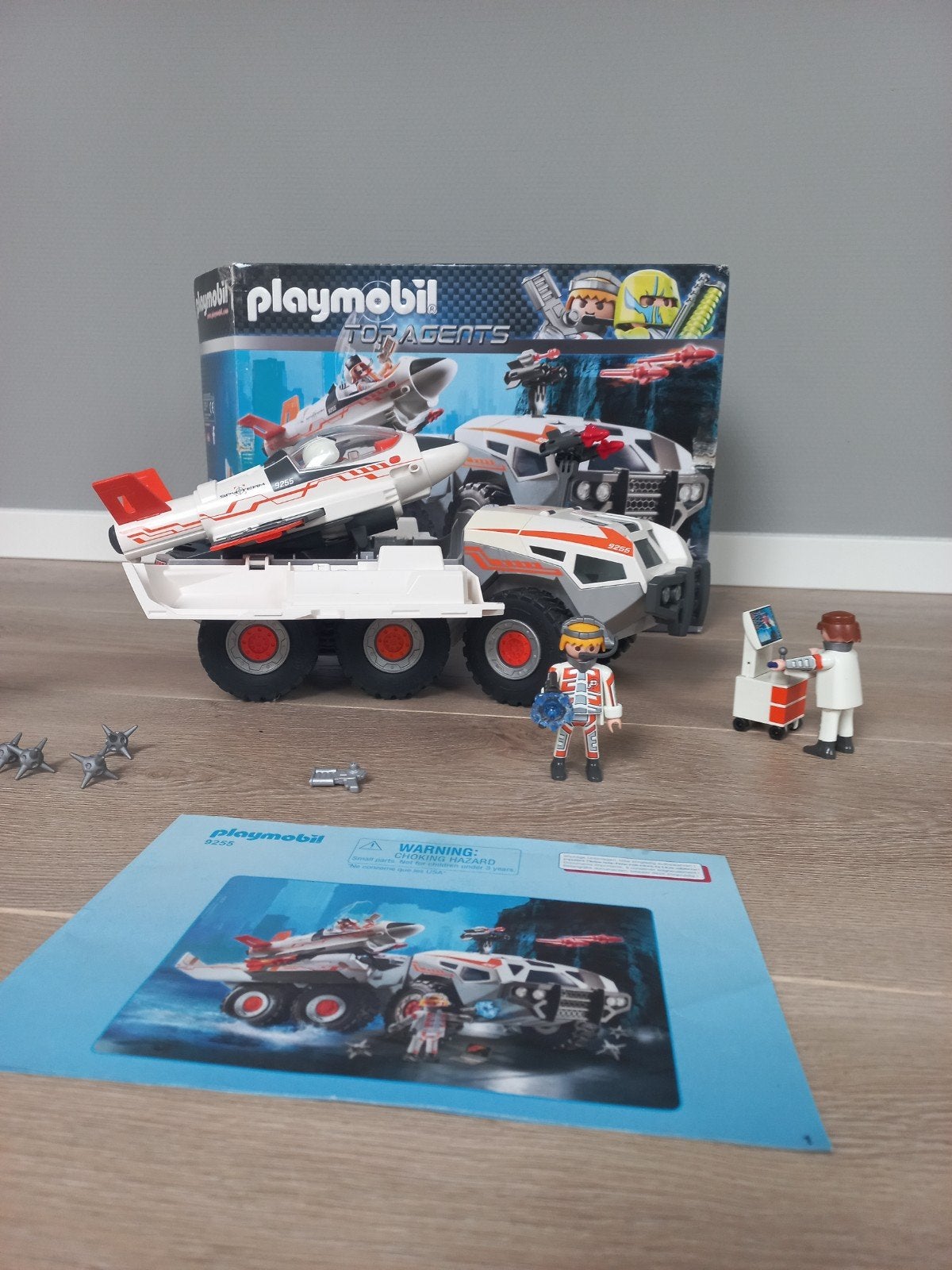 Playmobil Top Agents 9255, Ophalen, Complete set, Voertuig, Zo goed als nieuw
