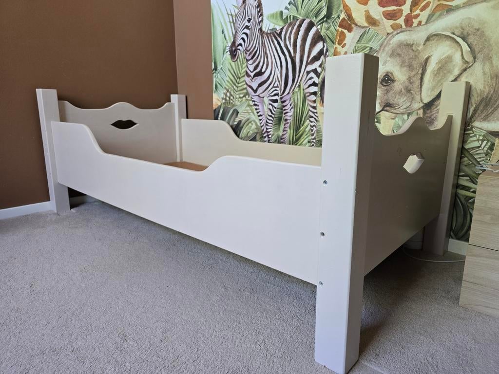 Peuterbed, Ophalen, 140 tot 160 cm, 70 tot 85 cm