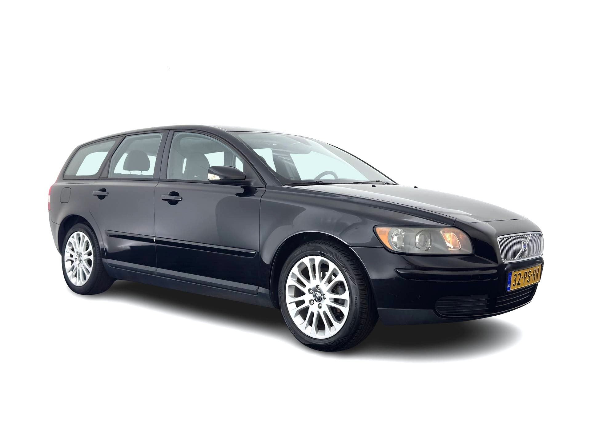 Volvo V50 1.8 Elan *COMFORT-SEATS | ECC | CRUISE | 17''ALU |, Auto's, Voorwielaandrijving, Gebruikt, Zwart, 4 cilinders