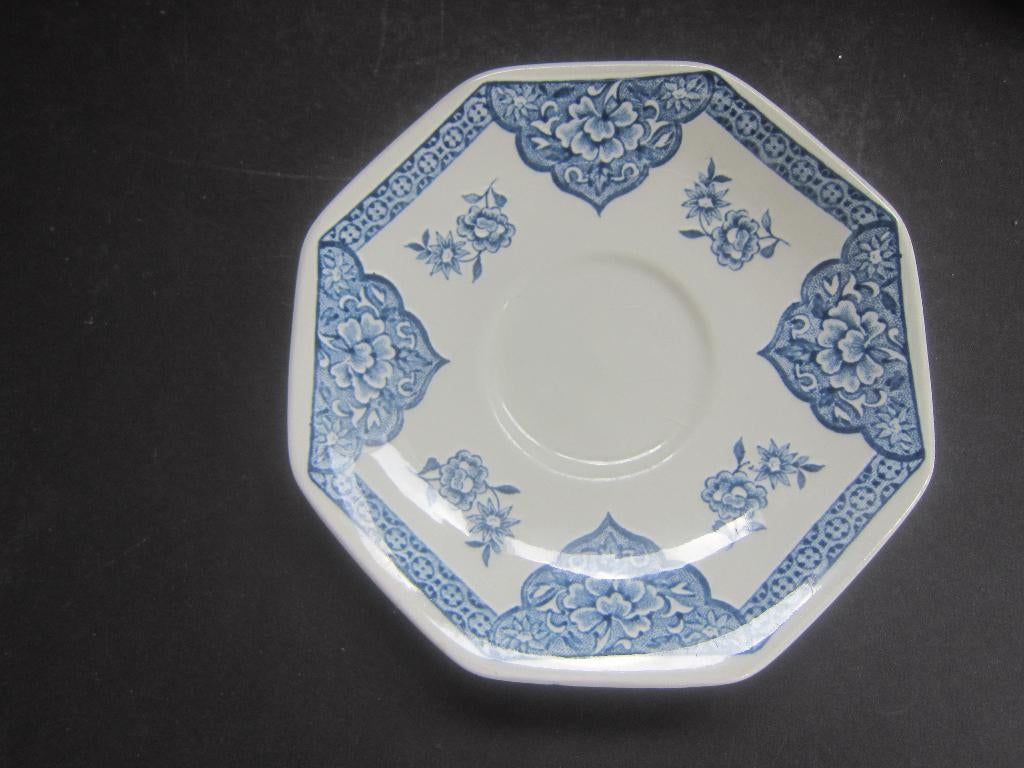 Old Pekin Octagon Blue J&G Meakin Royal Staffordshire bordje, Ophalen of Verzenden, Zo goed als nieuw, Bord(en), Overige stijlen