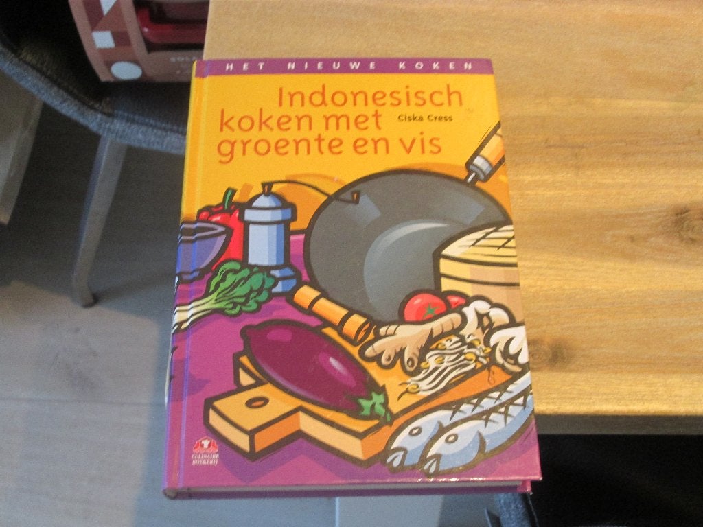 Indonesisch koken met groente en vis - Ciska Cress, Azië en Oosters, Vegetarisch, Nieuw, Ophalen of Verzenden