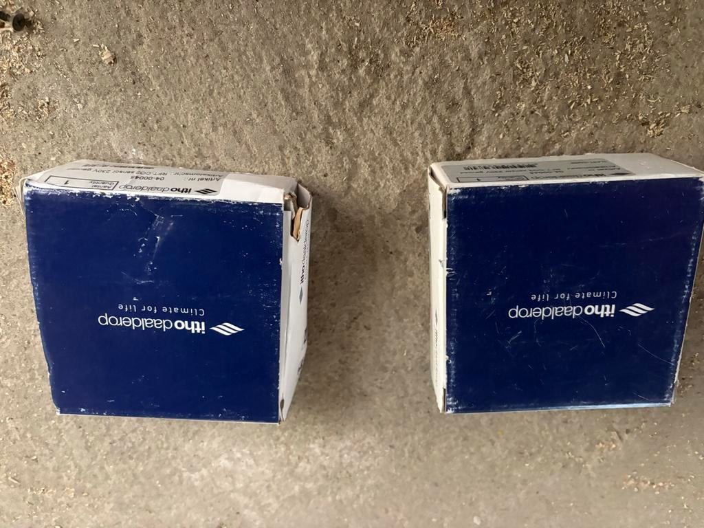 2x Itho Daalderop RFT-CO2 sensor 230V gevoed, Doe-het-zelf en Verbouw, Ventilatie en Afzuiging, Ophalen of Verzenden, Nieuw, Ventilator