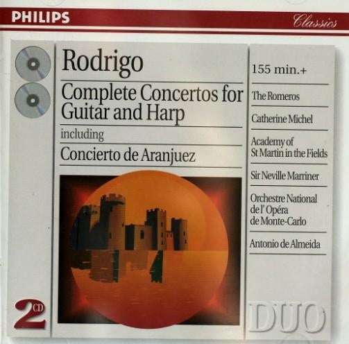 RODRIGO Complete concertos for guitar and harp 2 - CD, Gebruikt, Boxset, Ophalen of Verzenden, Romantiek