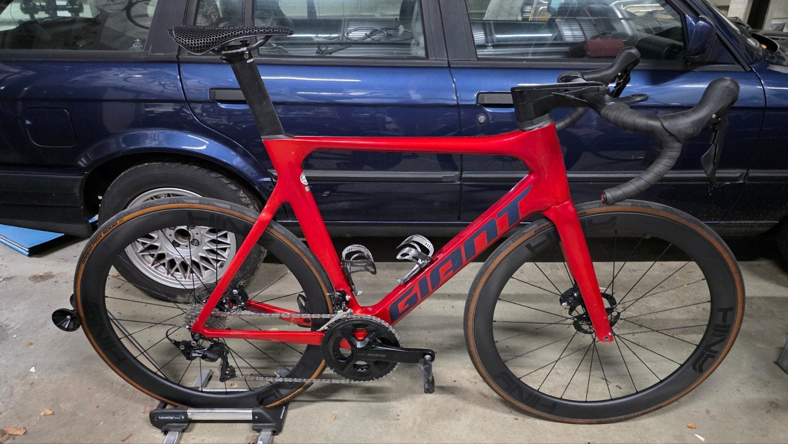 Giant Propel Advanced 2 carbon racefiets maat L, Ophalen, 28 inch, Gebruikt, Carbon