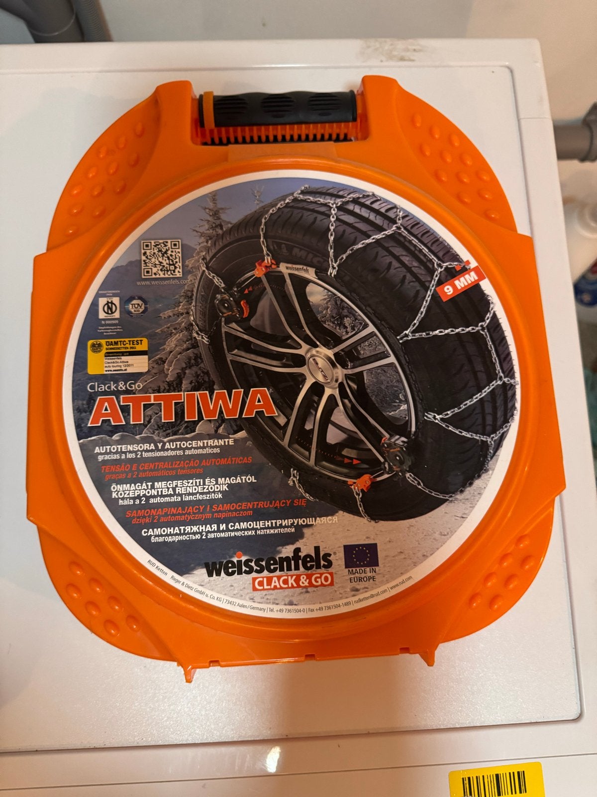 Weissenfels Attiva sneeuwkettingen E9 M43, Auto diversen, Ophalen of Verzenden, Nieuw