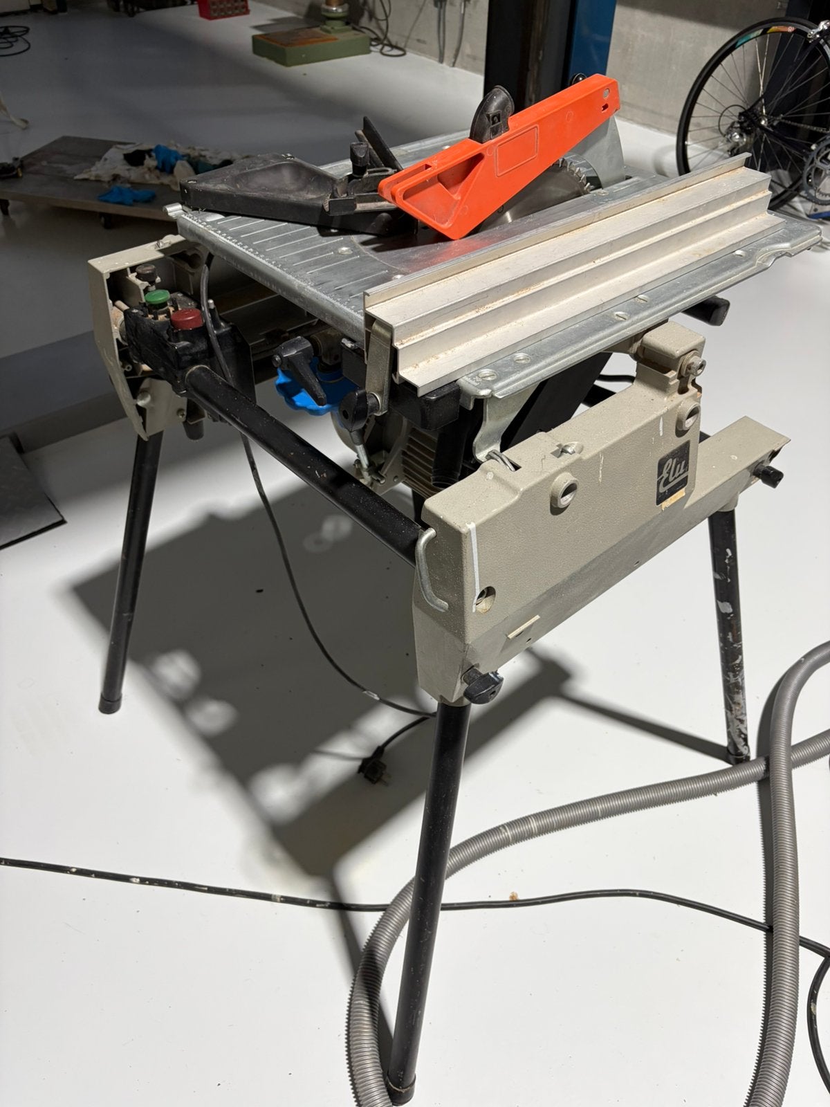 ELU TGS 173 zaagtafel en afkortzaag (FlipOver) heel netjes!!, Ophalen, 1200 watt of meer, Afkortzaag, 30 tot 70 mm