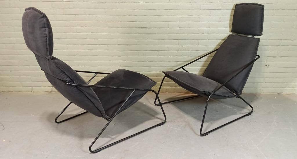Set van 2 vintage Carl Ojerstam Villstad fauteuils, Huis en Inrichting, Ophalen, Tweedehands, Tweedehands, 75 tot 100 cm
