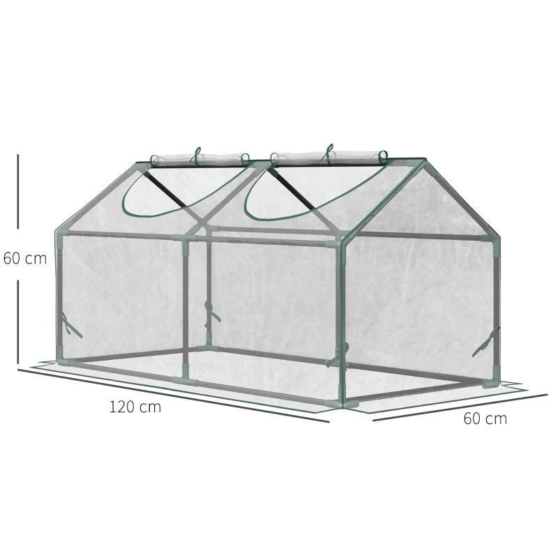 PVC Tomatenkas Koude Kas 119x60x60 cm Transparant, Ophalen of Verzenden, A, A, A