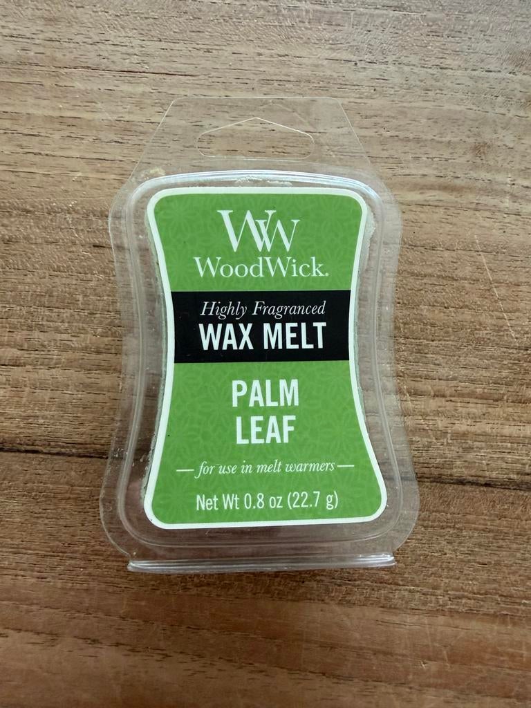 WoodWick Palm Leaf Wax Melt - Nieuw, Overige materialen, Nieuw, Ophalen of Verzenden, Kaars