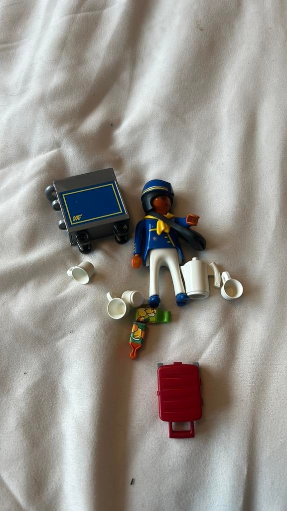 Playmobil stewardess, Ophalen of Verzenden, Zo goed als nieuw