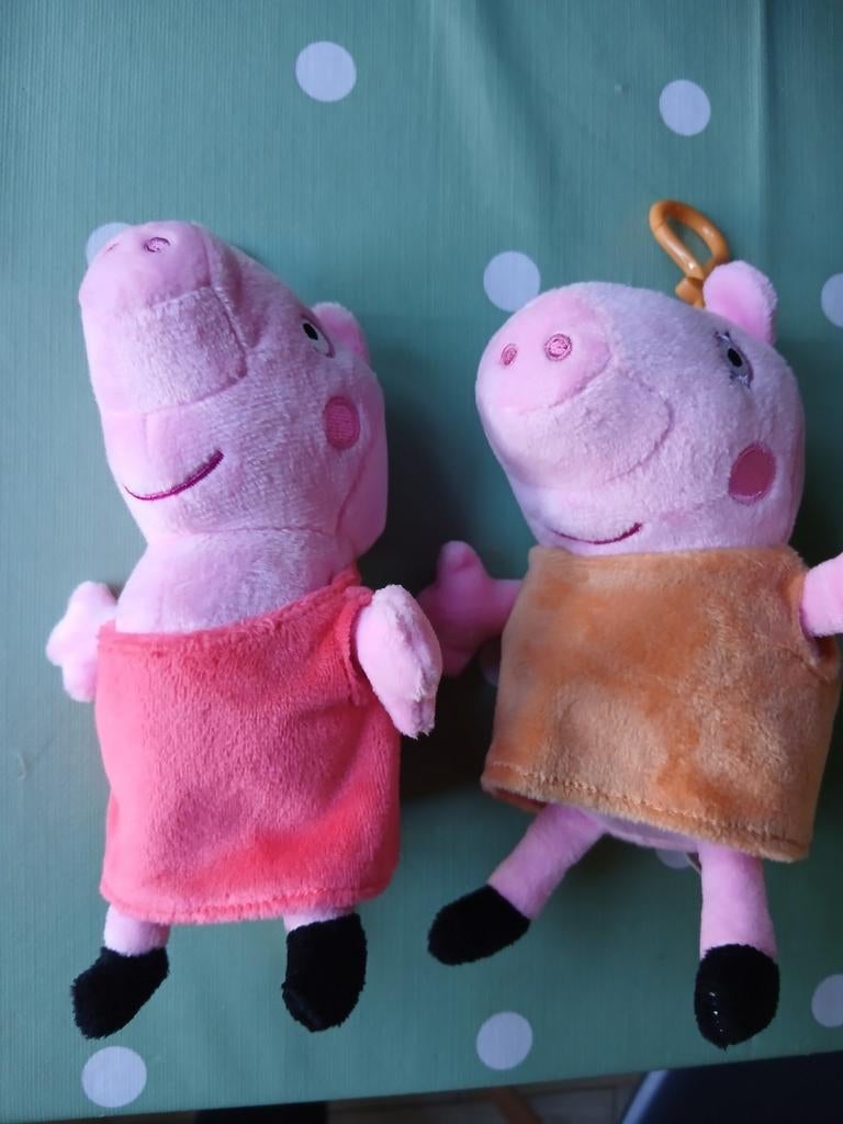Peppa Pig Knuffels - Set van 2, Kinderen en Baby's, Ophalen of Verzenden, Zo goed als nieuw