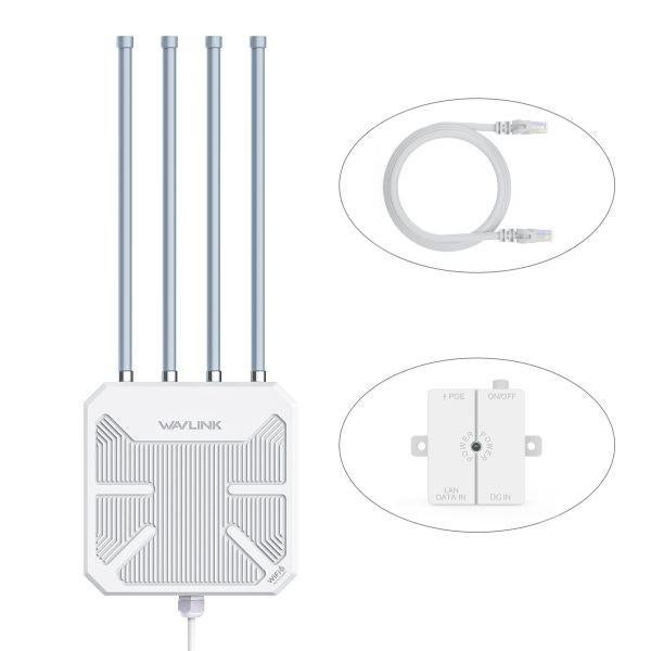 Wavlink AX3000 WN573HX3 Outdoor WiFi 6, Computers en Software, WiFi-versterkers, Wavlink, Nieuw, Ophalen of Verzenden, Info@techwebshop.com BV