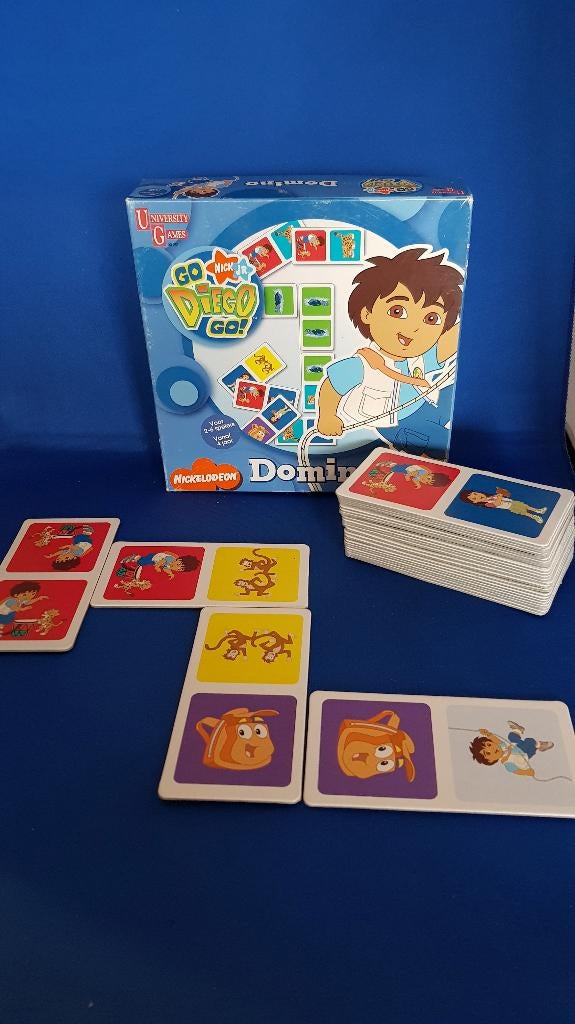 Go Diego Go Domino, University Games, compleet. 3A42, Tweedehands verkoop, Tweedehands verkoop, Gebruikt, Ophalen of Verzenden