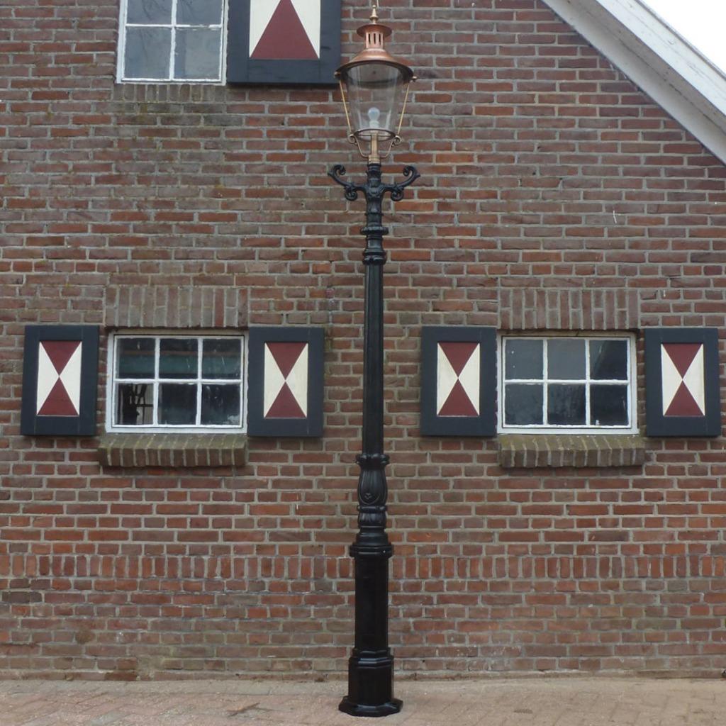 Tuinlantaarn tuinverlichting buitenlamp gietijzer, Ophalen of Verzenden