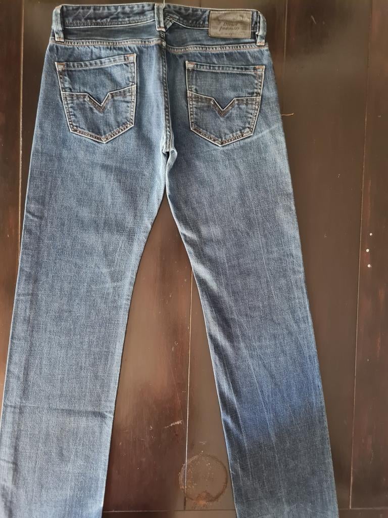 ZGAN CLASSIC DIESEL LARKEE TURBO REGULAR STRAIGHT SIZE 32/34, Diesel, Blauw, W32 (confectie 46) of kleiner, Ophalen of Verzenden