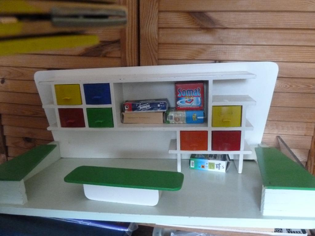 Houten speelgoed winkeltje, Kinderen en Baby's, Speelgoed | Houten speelgoed, Ophalen of Verzenden, Gebruikt, Overige typen