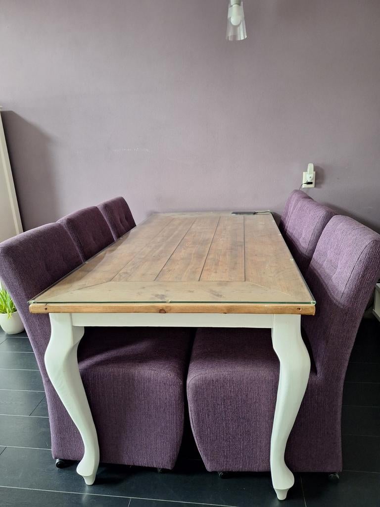 Eethoek te koop, Huis en Inrichting, Complete eetkamers, 4 tot 6 stoelen, Ophalen