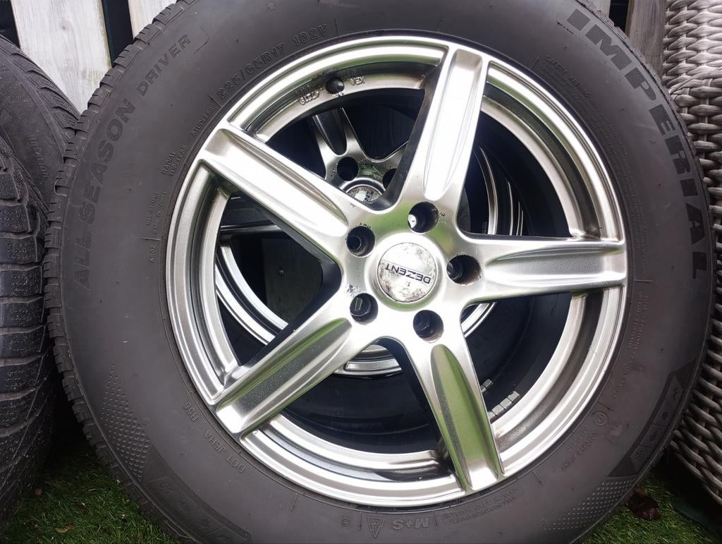 Honda CR-V Velgen alu  7x17 5x114,3, Ophalen, Gebruikt, Banden en Velgen, 17 inch