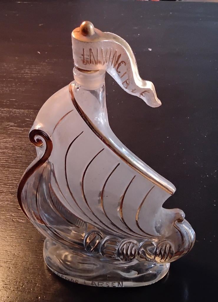 Larsen glazen karaf Viking schip verzamelobject, Ophalen of Verzenden