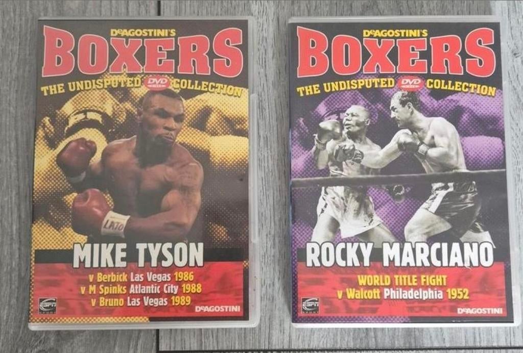 Boxers DVD Collectie - Mike Tyson & Rocky Marciano, Gebruikt, Speelfilm, Vechtsport, Boxset
