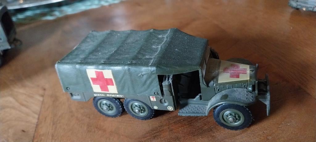 Solido Dodge 6X6 volledig metaal, Hobby en Vrije tijd, Modelauto's | 1:50, Ophalen of Verzenden, Gebruikt, Auto