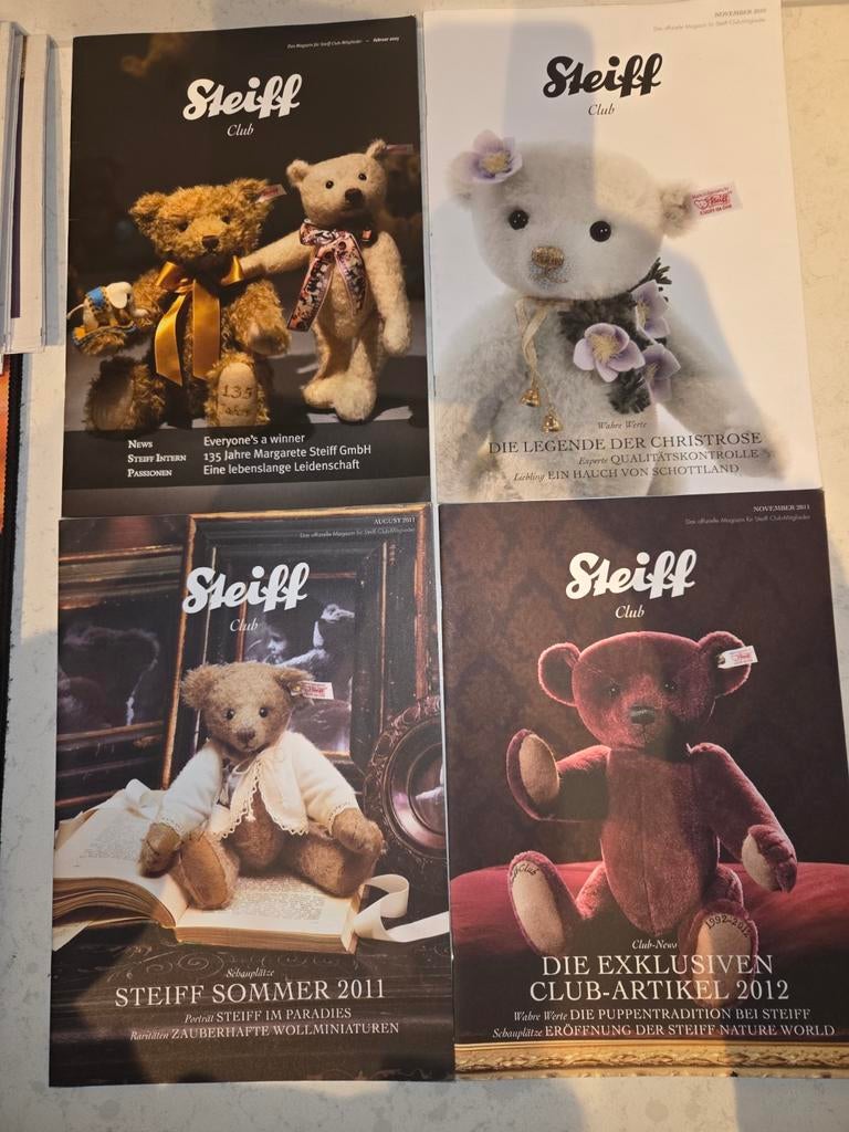 21x Steiff Club magazine, Ophalen of Verzenden, Zo goed als nieuw