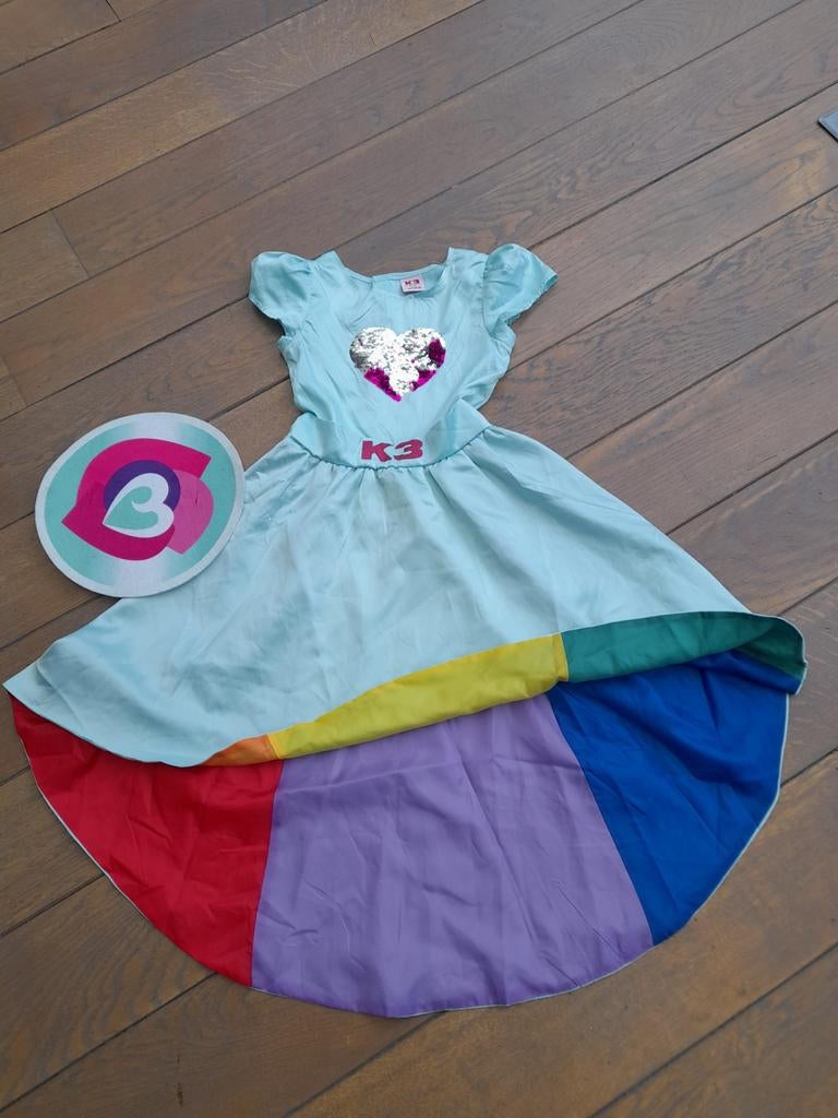 Unieke K3 Jurk - Maat 110/116 (6-8 jaar), Kinderen en Baby's, Carnavalskleding en Verkleedspullen, Ophalen of Verzenden